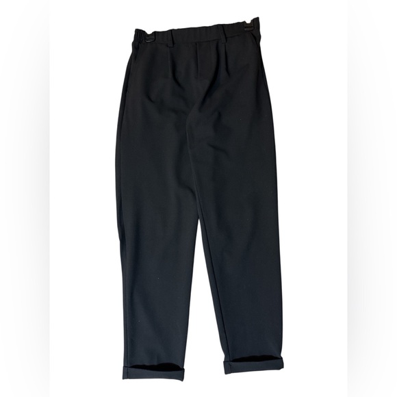 Bershka Black High-Rise Straight Ankle Pants Size S | Excellent Condition - Picture 5 of 9